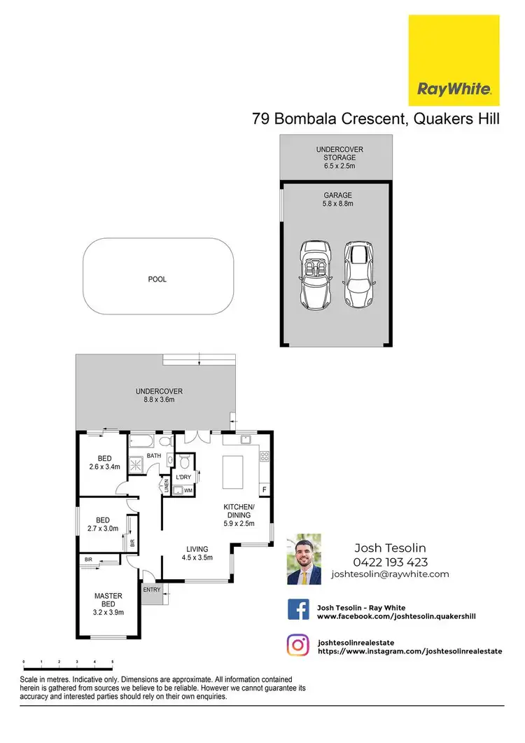 Floorplan of Homely house listing, 79 Bombala Crescent, Quakers Hill NSW 2763