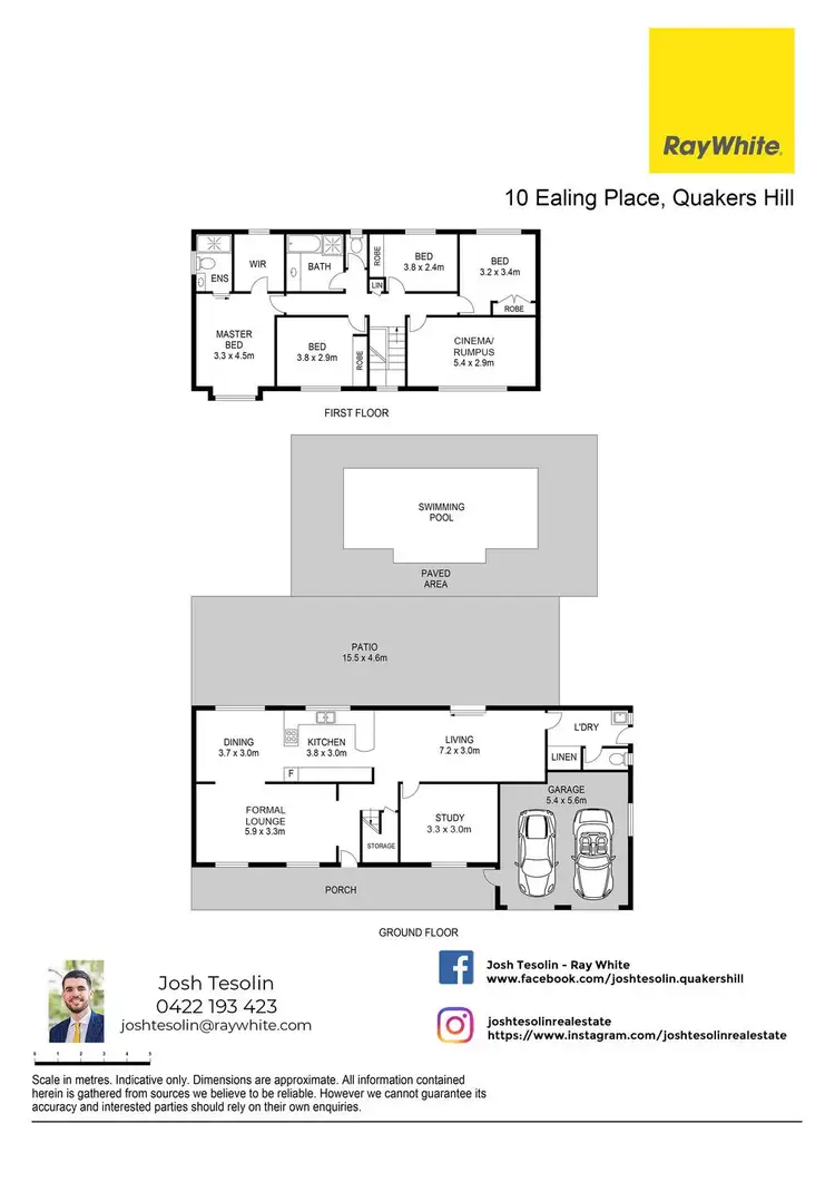 Floorplan of Homely house listing, 10 Ealing Place, Quakers Hill NSW 2763