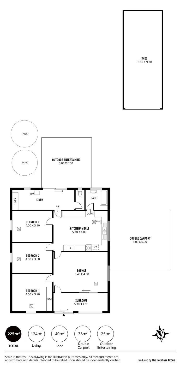 Floorplan of Homely house listing, 42 Moffett Street, Woodside SA 5244