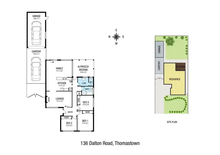 Floorplan of Homely house listing, 136 Dalton Road, Thomastown VIC 3074