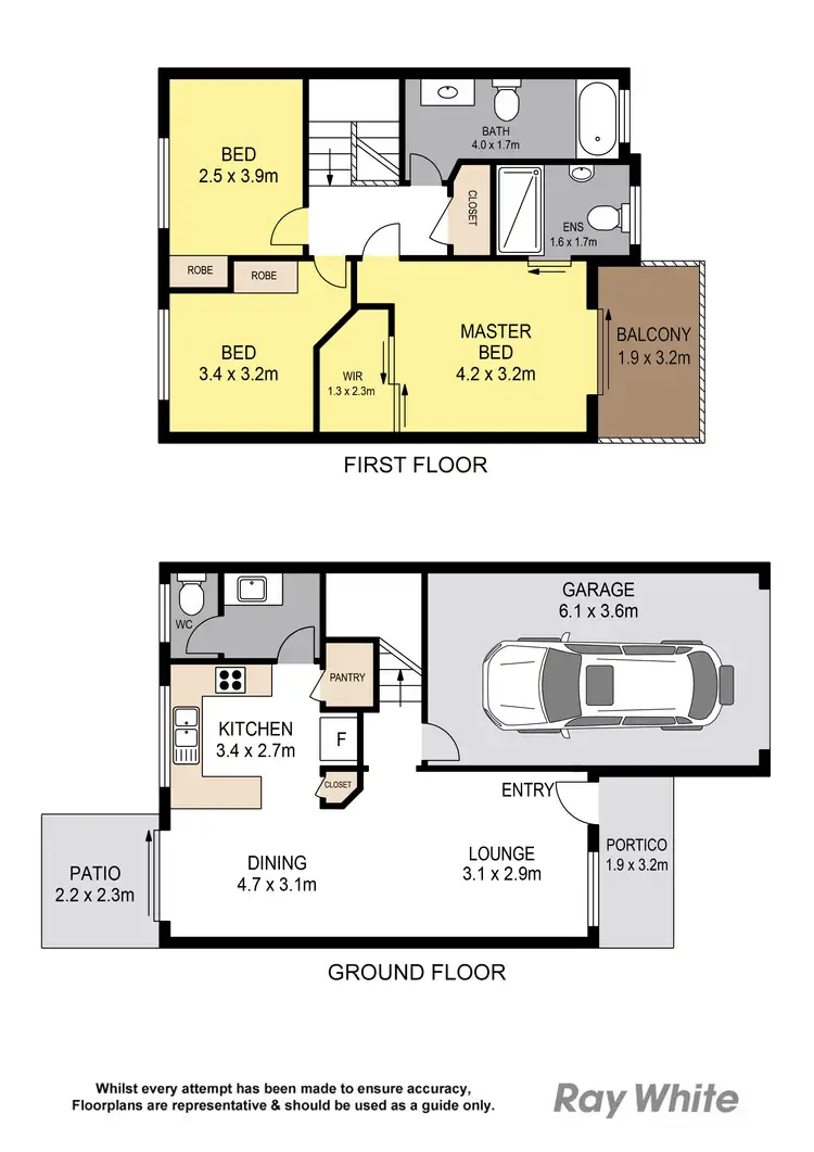 Floorplan of Homely townhouse listing, 63/21 Emma Street, Bracken Ridge QLD 4017