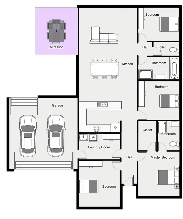 Floorplan of Homely house listing, 16 Tower Gardens, Mildura VIC 3500