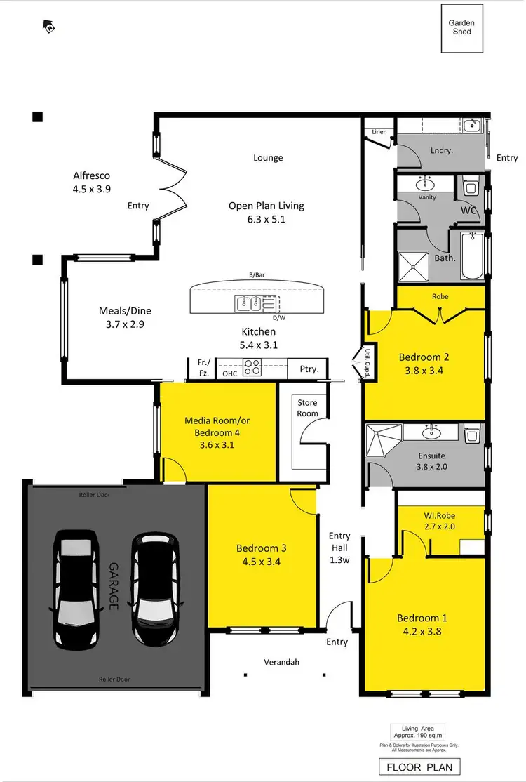 Floorplan of Homely house listing, 8 Nardoo Court, Renmark SA 5341