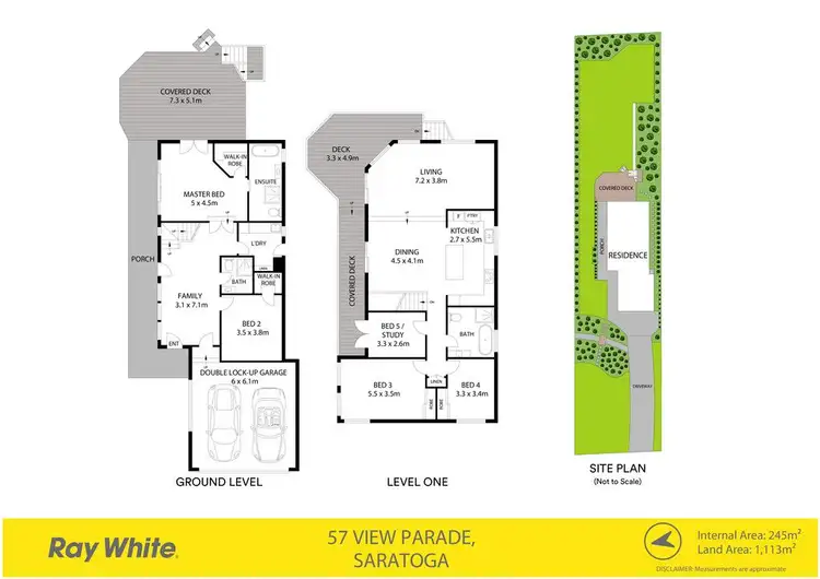 Floorplan of Homely house listing, 57 View Parade, Saratoga NSW 2251