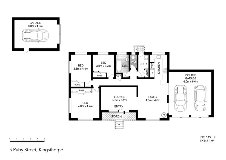 Floorplan of Homely house listing, 5 Ruby Street, Kingsthorpe QLD 4400