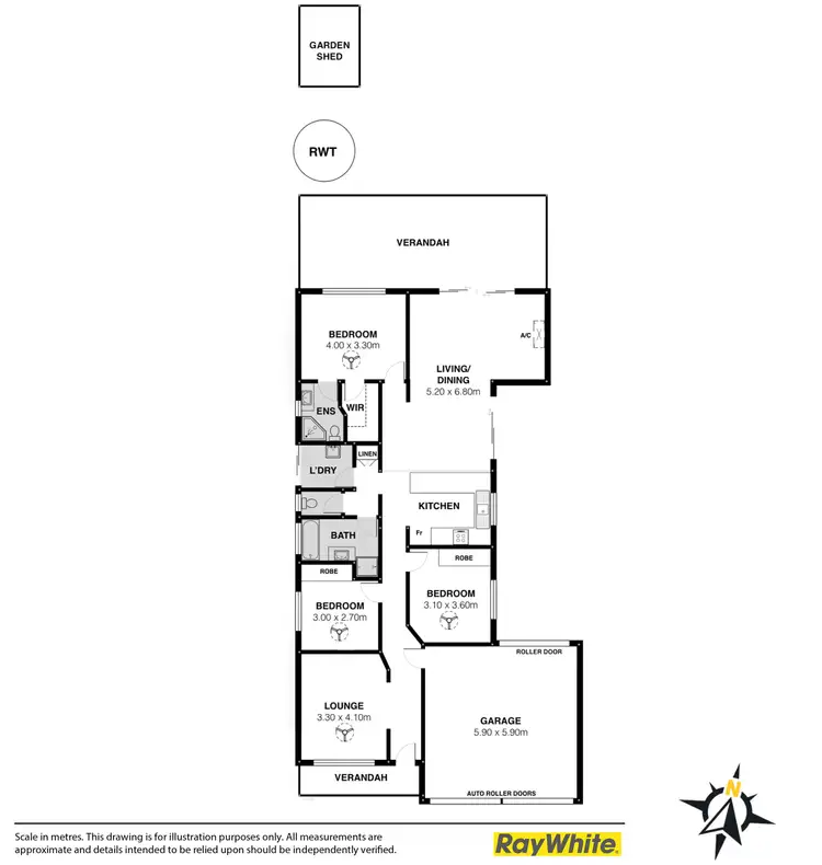 Floorplan of Homely house listing, 129 Coromandel Drive, Mccracken SA 5211