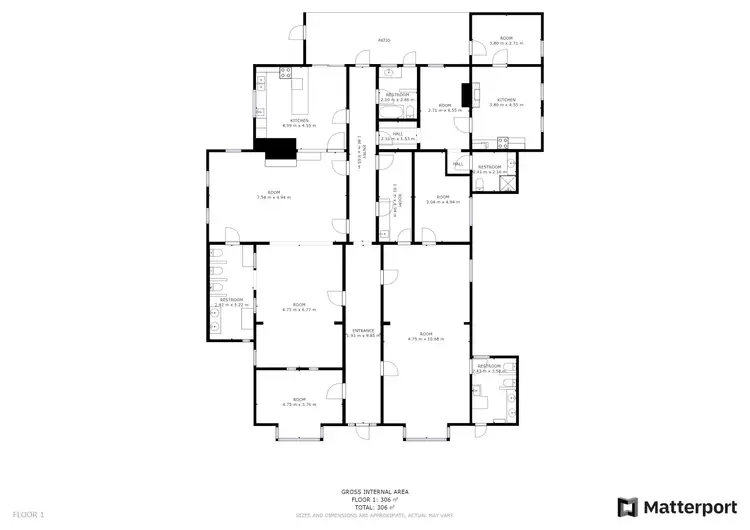 Floorplan of Homely other listing, 100 Beveridge Street, Swan Hill VIC 3585