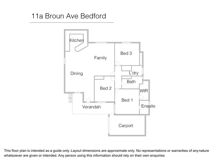 Floorplan of Homely house listing, 11A Broun Avenue, Bedford WA 6052