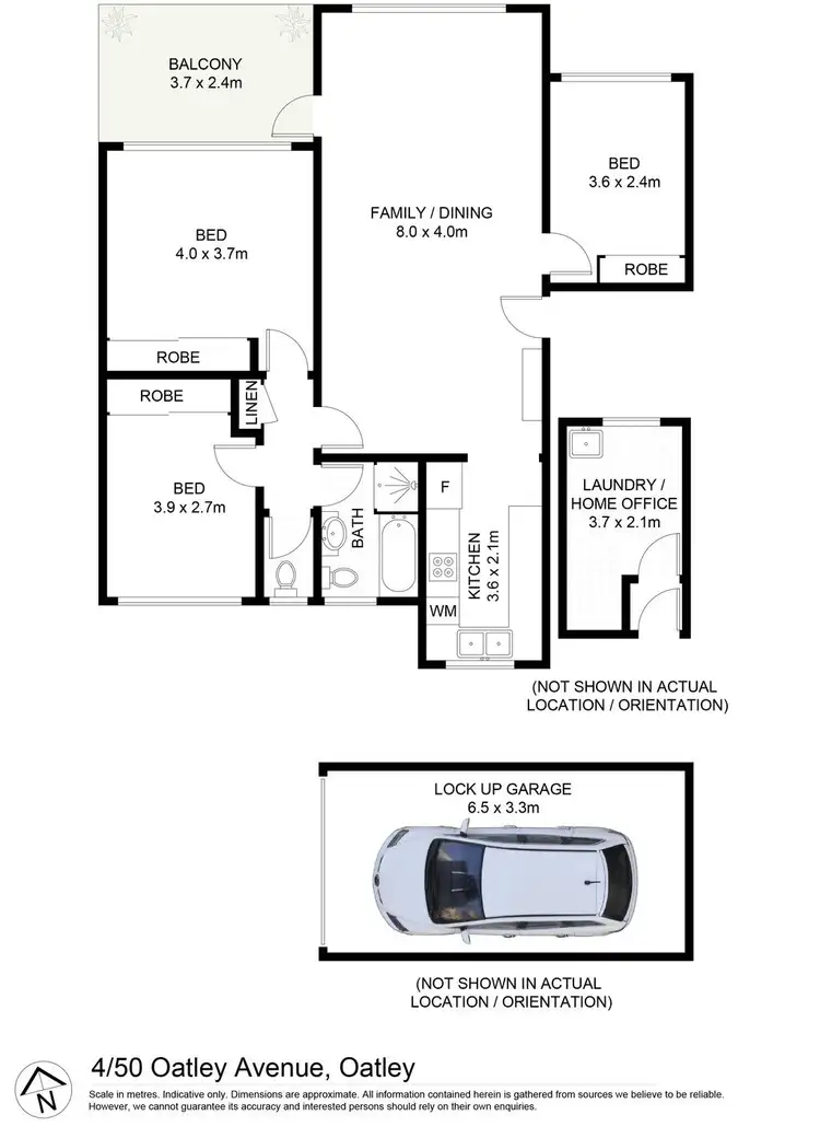 Floorplan of Homely unit listing, 4/50 Oatley Avenue, Oatley NSW 2223