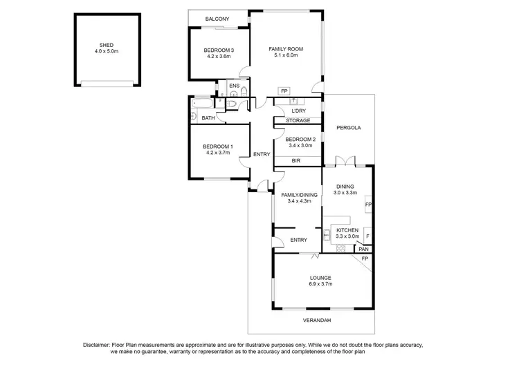 Floorplan of Homely house listing, 75 Gray Street, Mount Gambier SA 5290