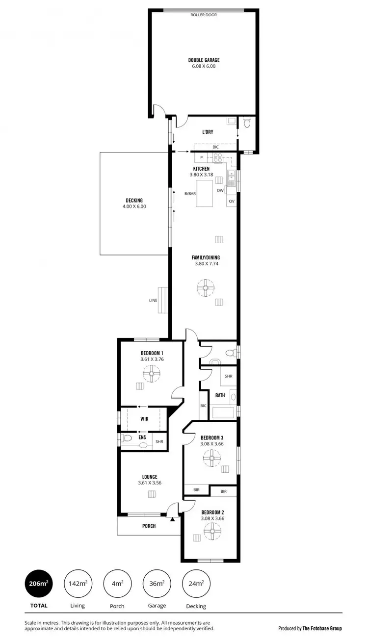 Floorplan of Homely house listing, 46A Chambers Street, Henley Beach SA 5022