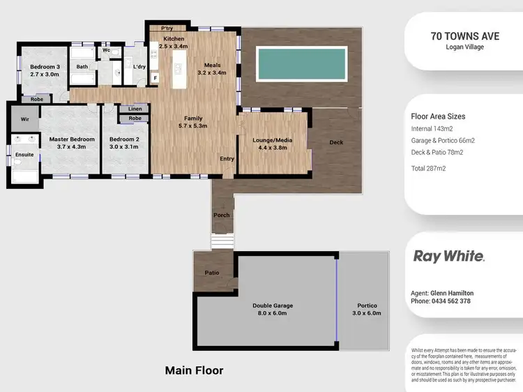 Floorplan of Homely house listing, 70 Towns Avenue, Logan Village QLD 4207
