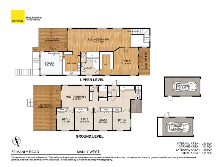 Floorplan of Homely house listing, 60 Manly Road, Manly West QLD 4179