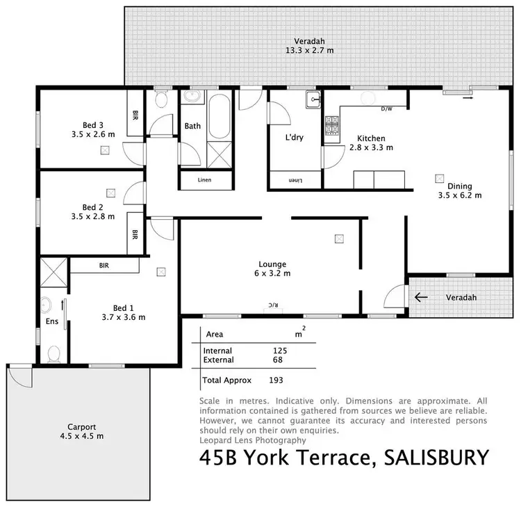 Floorplan of Homely house listing, 45B York Terrace, Salisbury SA 5108