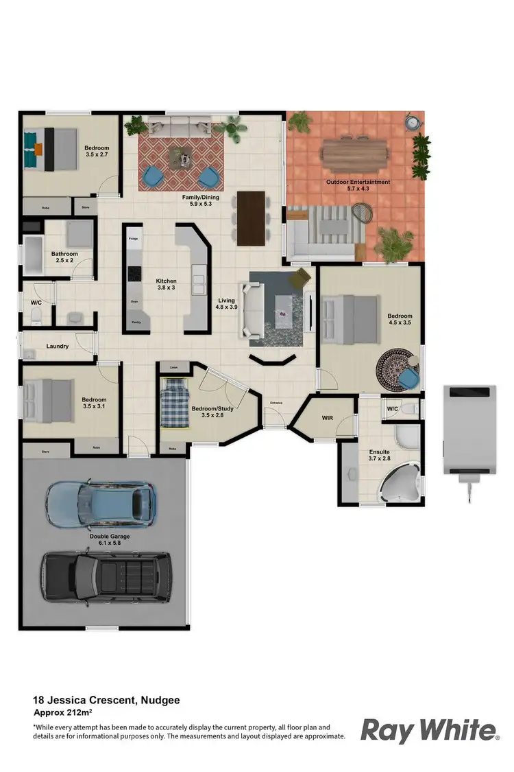 Floorplan of Homely house listing, 18 Jessica Crescent, Nudgee QLD 4014