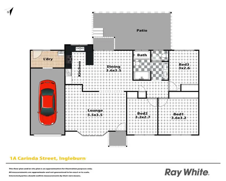 Floorplan of Homely house listing, 1A Carinda Street, Ingleburn NSW 2565