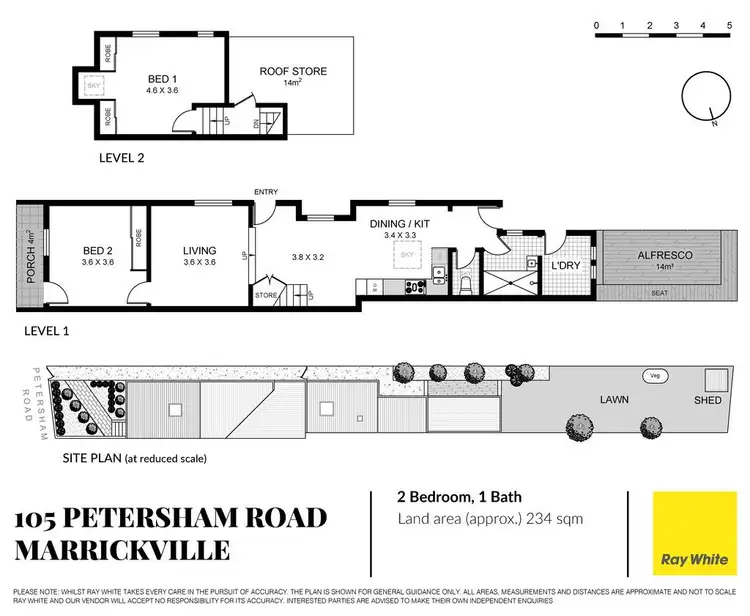 Floorplan of Homely house listing, 105 Petersham Road, Marrickville NSW 2204