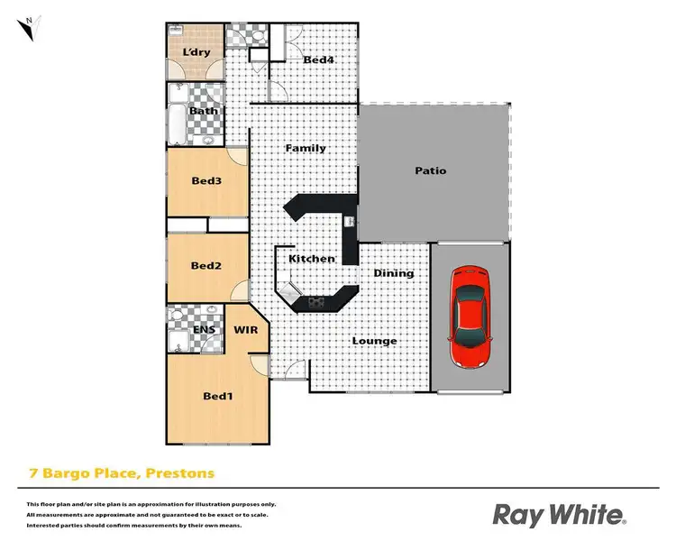 Floorplan of Homely house listing, 7 Bargo Place, Prestons NSW 2170