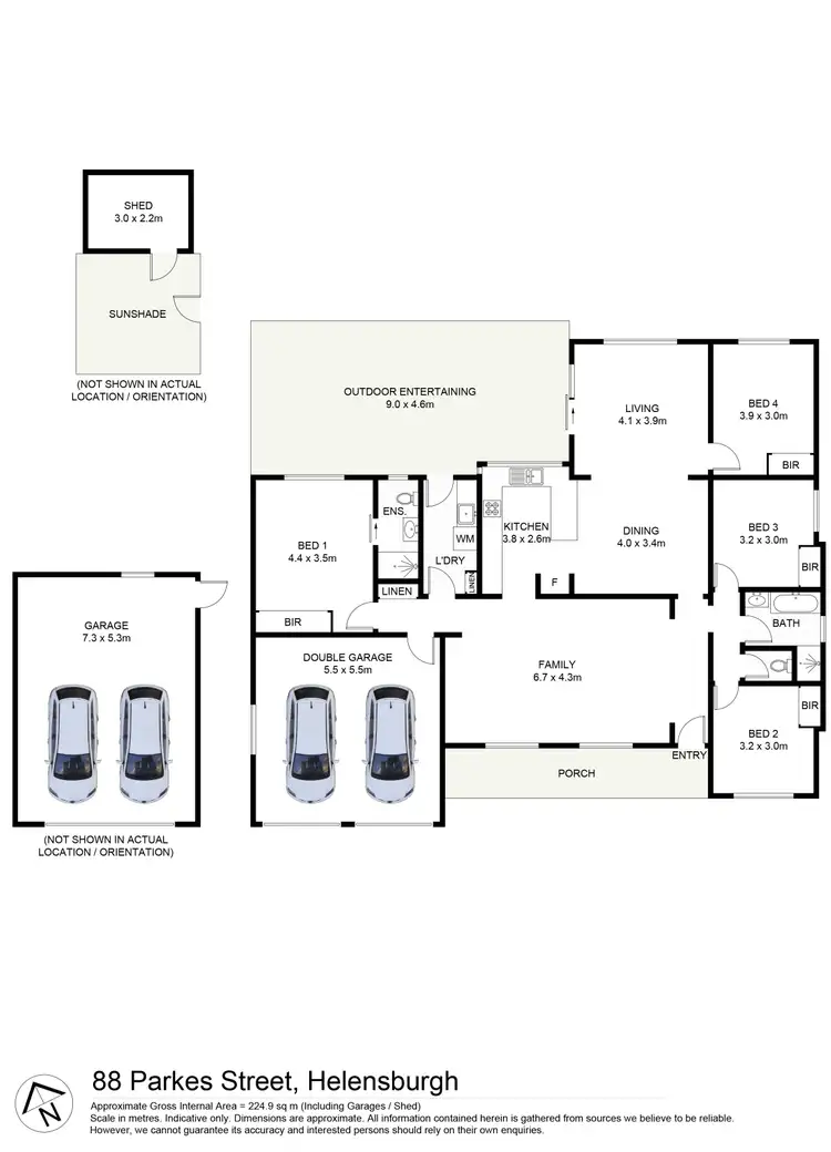 Floorplan of Homely house listing, 88 Parkes Street, Helensburgh NSW 2508