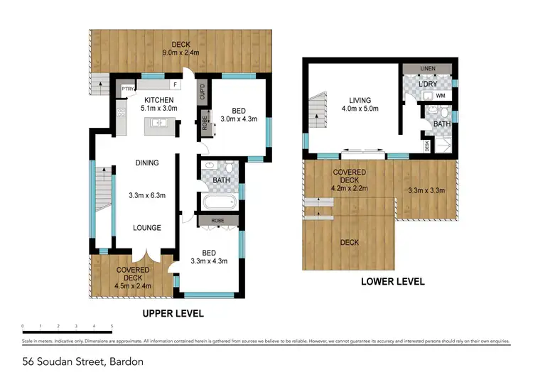 Floorplan of Homely house listing, 56 Soudan Street, Bardon QLD 4065