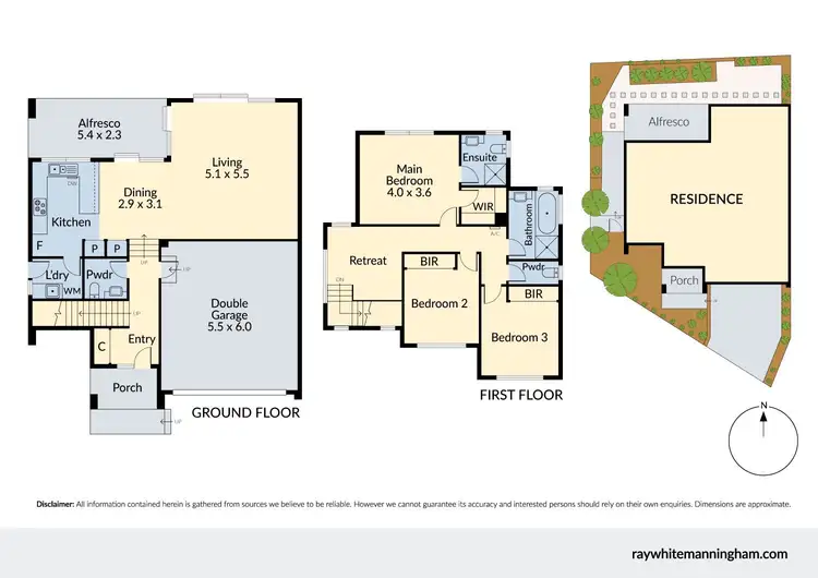 Floorplan of Homely house listing, 5 Rugby Court, Doncaster East VIC 3109