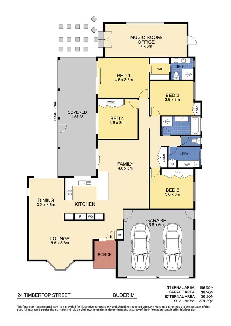 Floorplan of Homely house listing, 24 Timbertop Street, Buderim QLD 4556