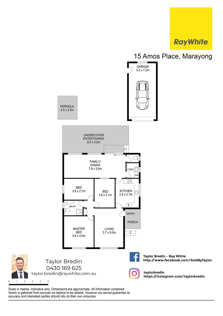 Floorplan of Homely house listing, 15 Amos Place, Marayong NSW 2148