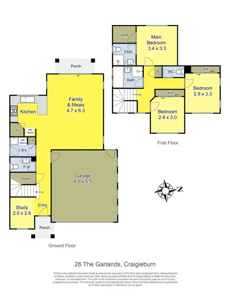 Floorplan of Homely house listing, 26 The Garlands, Craigieburn VIC 3064