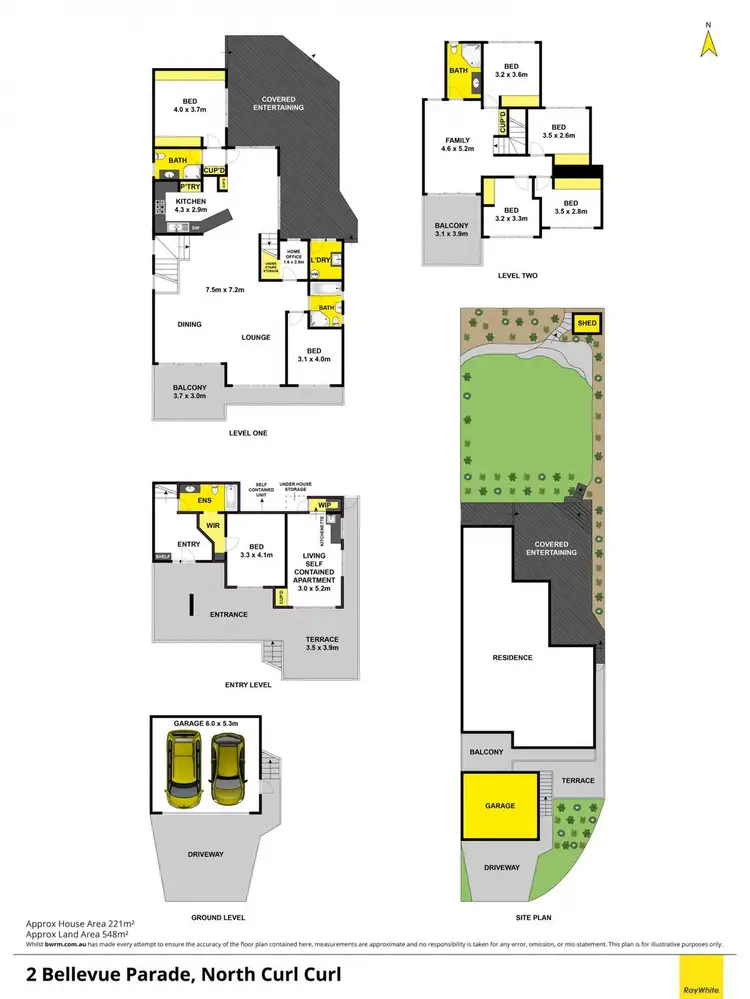 Floorplan of Homely house listing, 2 Bellevue Parade, North Curl Curl NSW 2099