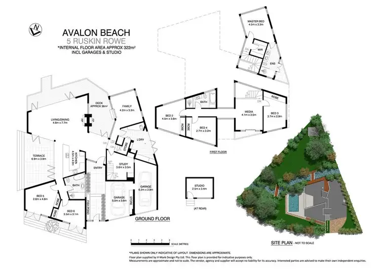 Floorplan of Homely house listing, 5 Ruskin Rowe, Avalon Beach NSW 2107
