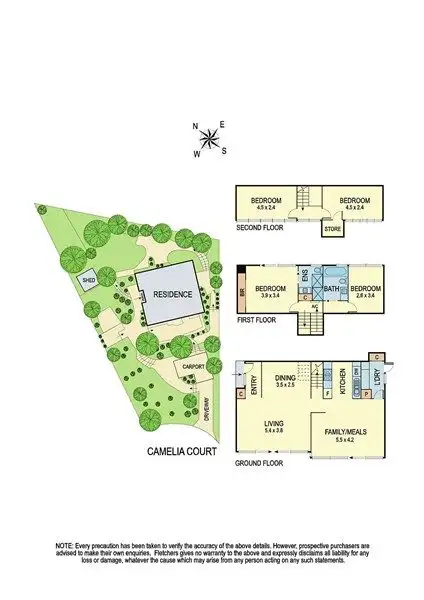Floorplan of Homely house listing, 10 Camelia Court, Croydon South VIC 3136