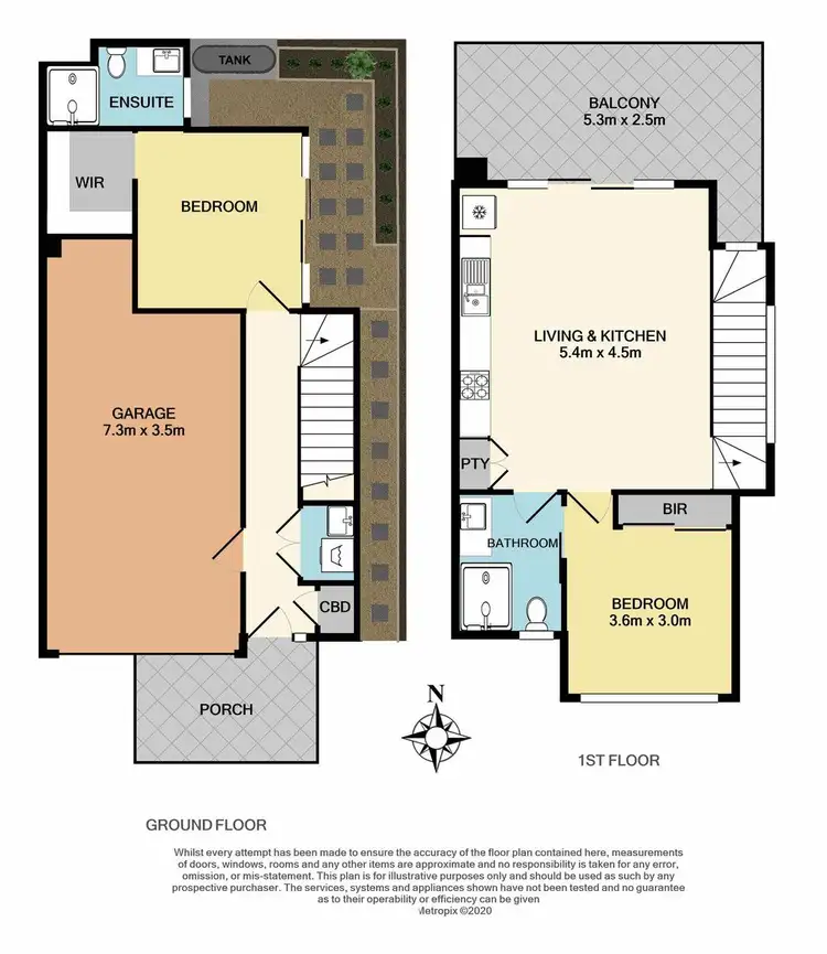 Floorplan of Homely townhouse listing, 6/679 Stud Road, Scoresby VIC 3179