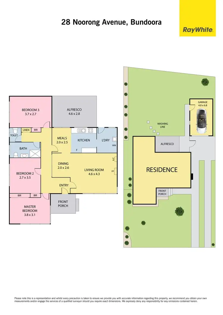 Floorplan of Homely house listing, 28 Noorong Avenue, Bundoora VIC 3083
