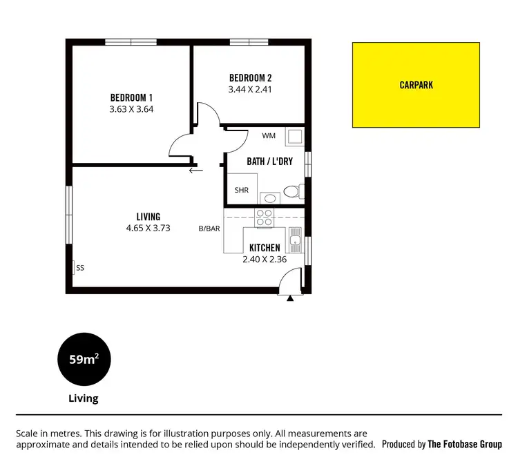 Floorplan of Homely unit listing, 10/3-5 Stirling Street, Marleston SA 5033