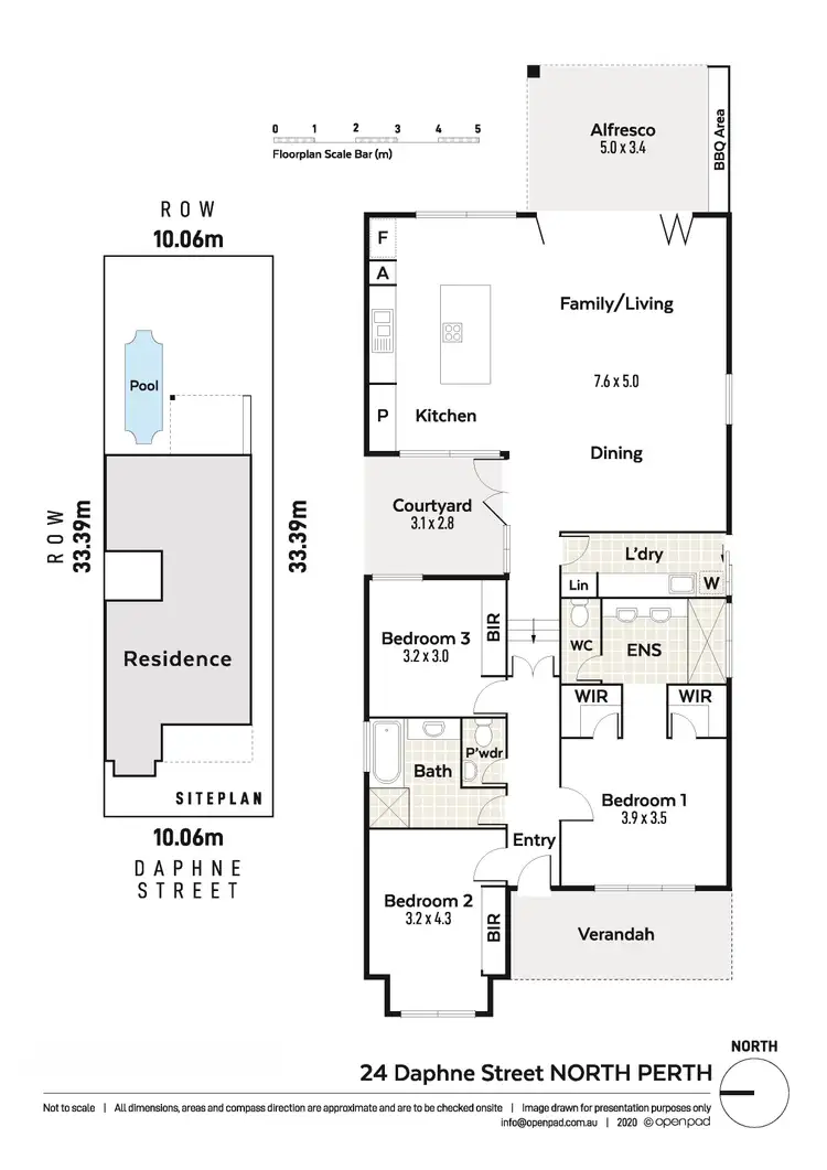 Floorplan of Homely house listing, 24 Daphne Street, North Perth WA 6006