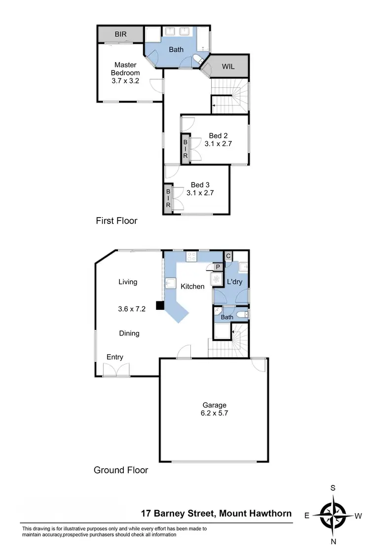 Floorplan of Homely house listing, 17 Barney Street, Mount Hawthorn WA 6016