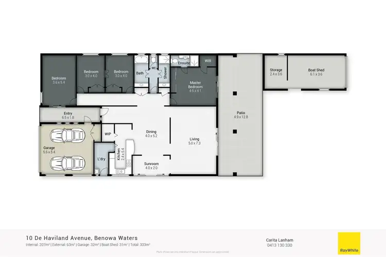 Floorplan of Homely house listing, 10 De Haviland Avenue, Benowa Waters QLD 4217