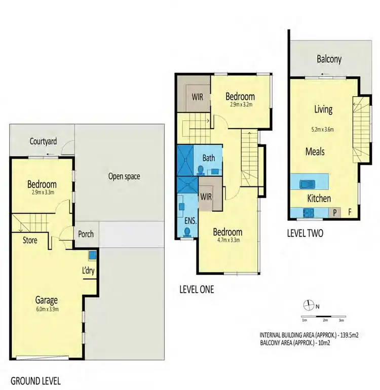 Floorplan of Homely townhouse listing, 1/117 Melville Road, Brunswick West VIC 3055