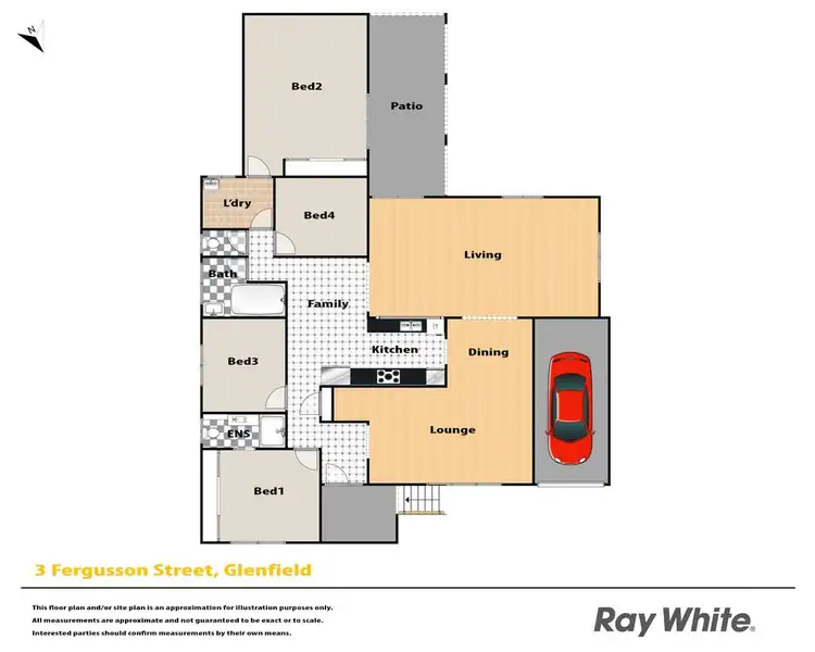Floorplan of Homely house listing, 3 Fergusson Street, Glenfield NSW 2167