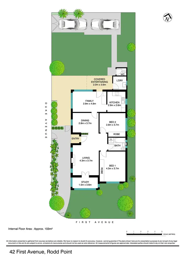 Floorplan of Homely house listing, 42 First Avenue, Rodd Point NSW 2046