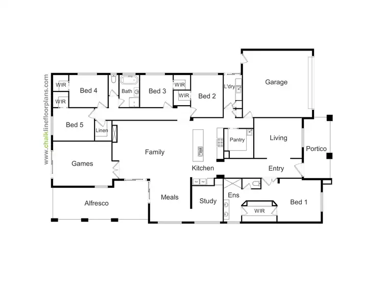 Floorplan of Homely house listing, 8 Stockmans Drive, Mansfield VIC 3722