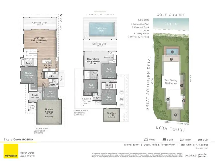 Floorplan of Homely house listing, 2 Lyra Court, Robina QLD 4226
