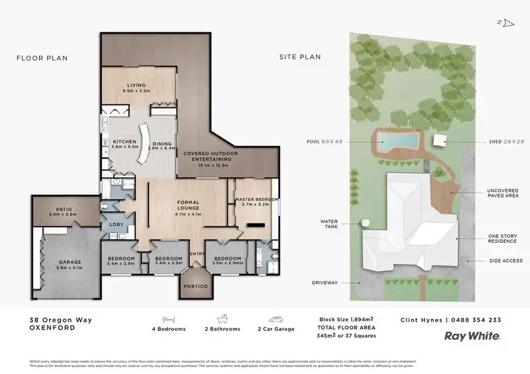 Floorplan of Homely house listing, 38 Oregon Way, Oxenford QLD 4210