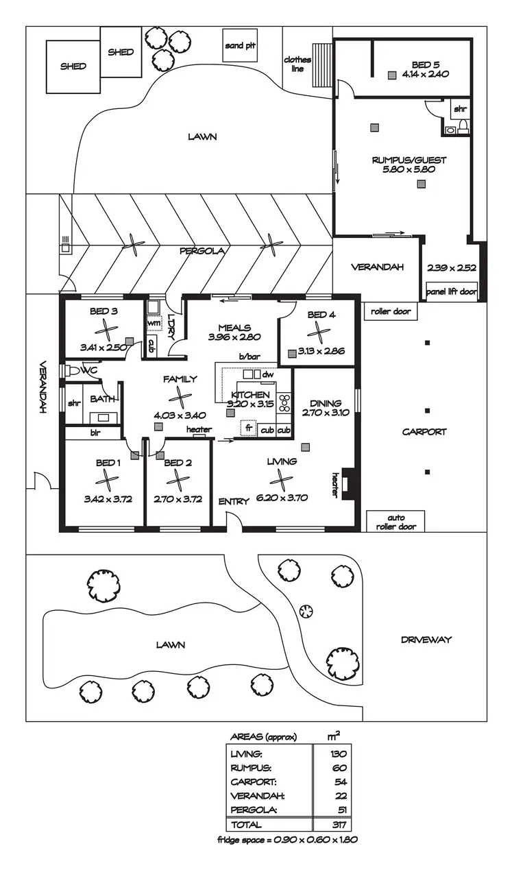 Floorplan of Homely house listing, 16 Caloundra Drive, Paralowie SA 5108