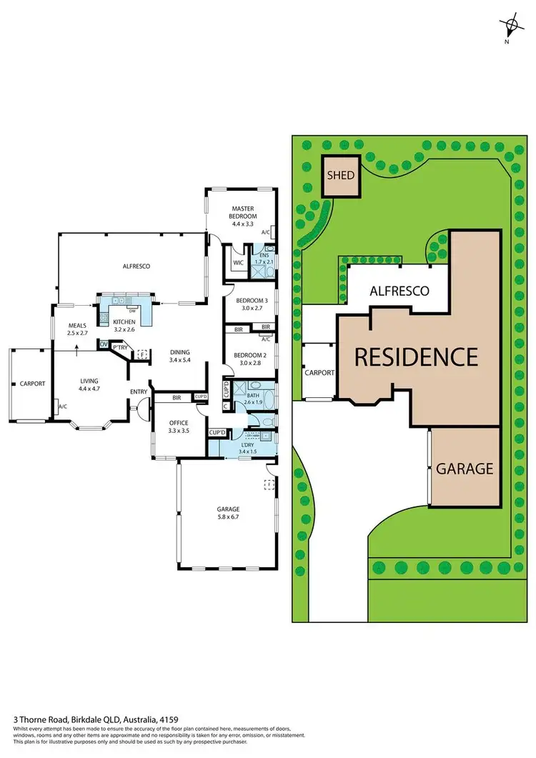 Floorplan of Homely house listing, 3 Thorne Road, Birkdale QLD 4159