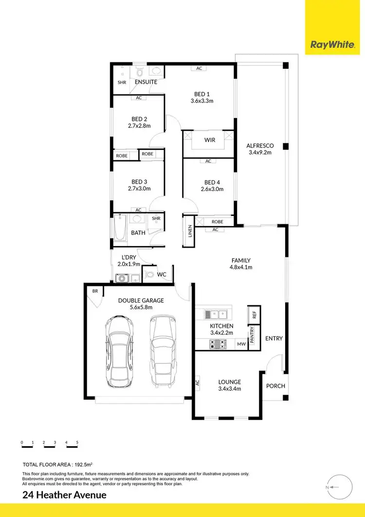 Floorplan of Homely house listing, 24 Heather Avenue, Rasmussen QLD 4815