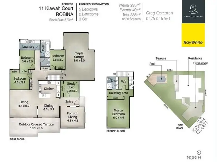 Floorplan of Homely house listing, 11 Kiawah Court, Robina QLD 4226