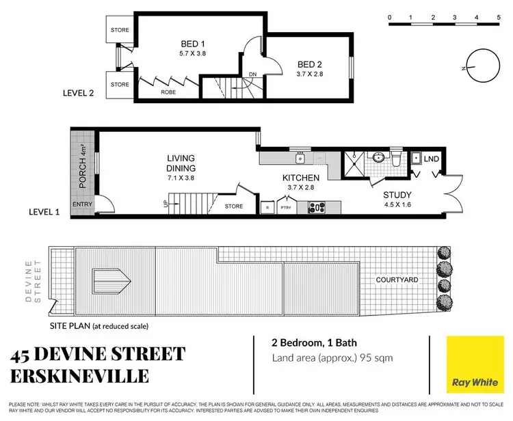 Floorplan of Homely house listing, 45 Devine Street, Erskineville NSW 2043