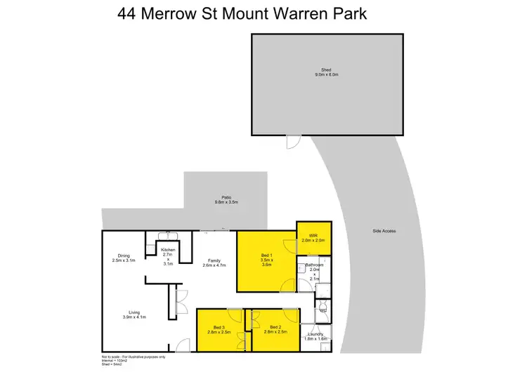 Floorplan of Homely house listing, 44 Merrow Street, Mount Warren Park QLD 4207