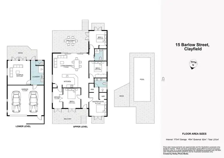 Floorplan of Homely house listing, 15 Barlow Street, Clayfield QLD 4011